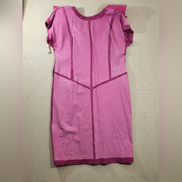 Morgan Taylor Vintage Leather Dress Medium Pink - Picture 3 of 8
